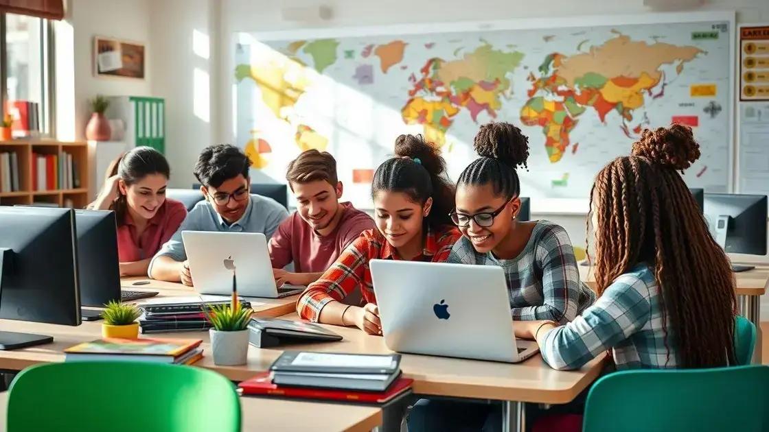 Global collaboration in classrooms