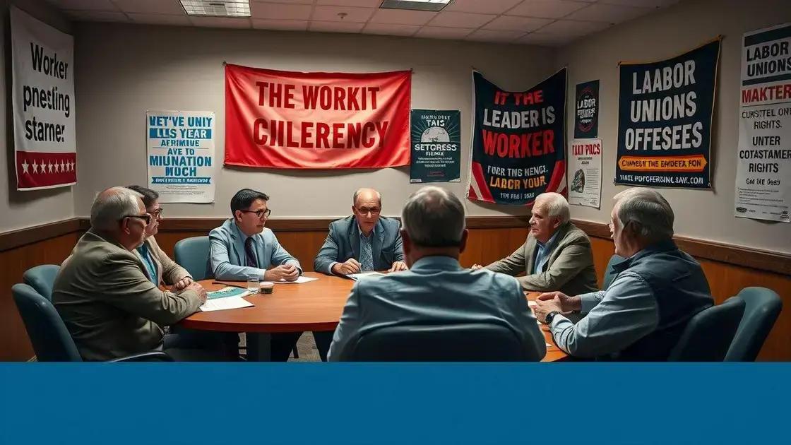 Reactions from labor unions