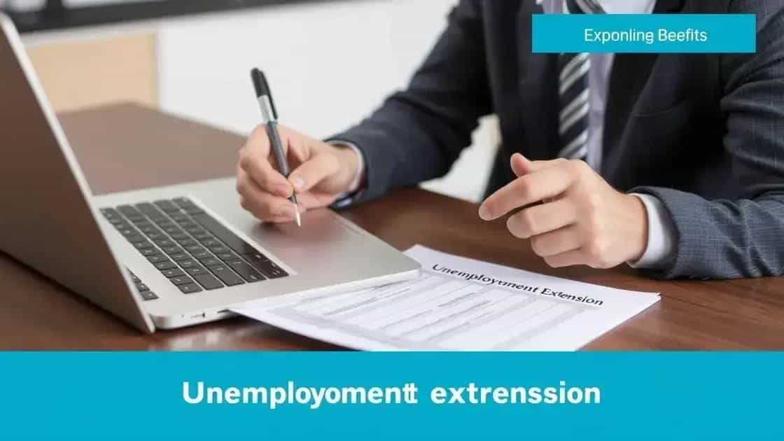 Application process for unemployment extension