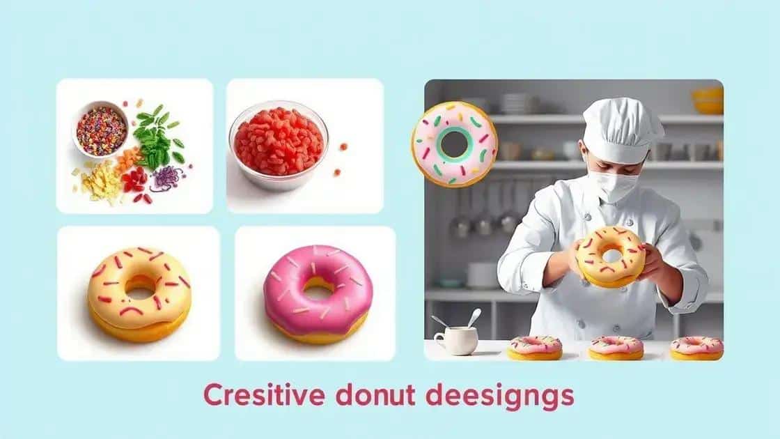 The process behind creative donut designs