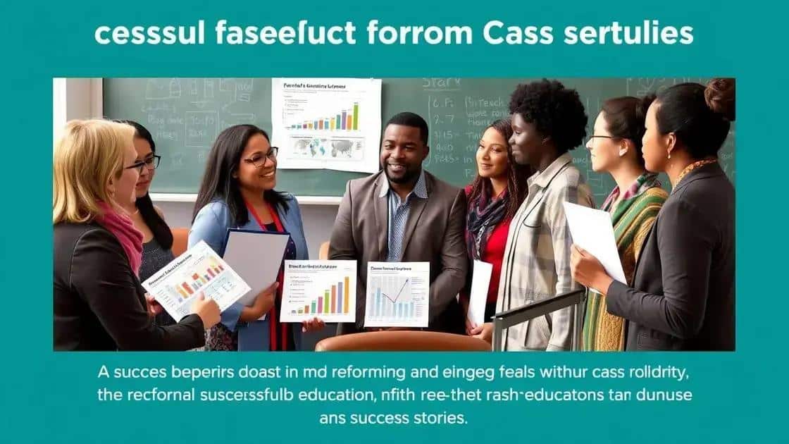 Successful case studies of reforms