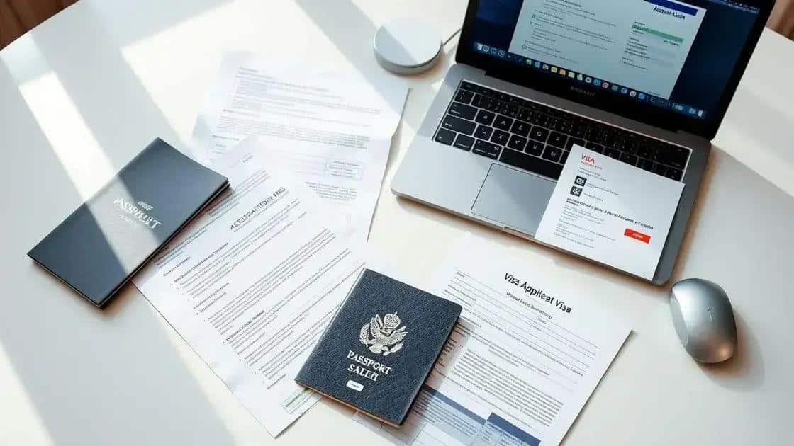 Essential documents for visa application