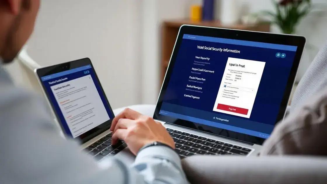 How to update your Social Security information online