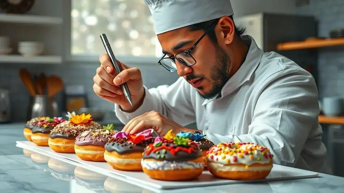 Pastry chef blends cultures through innovative donut creations