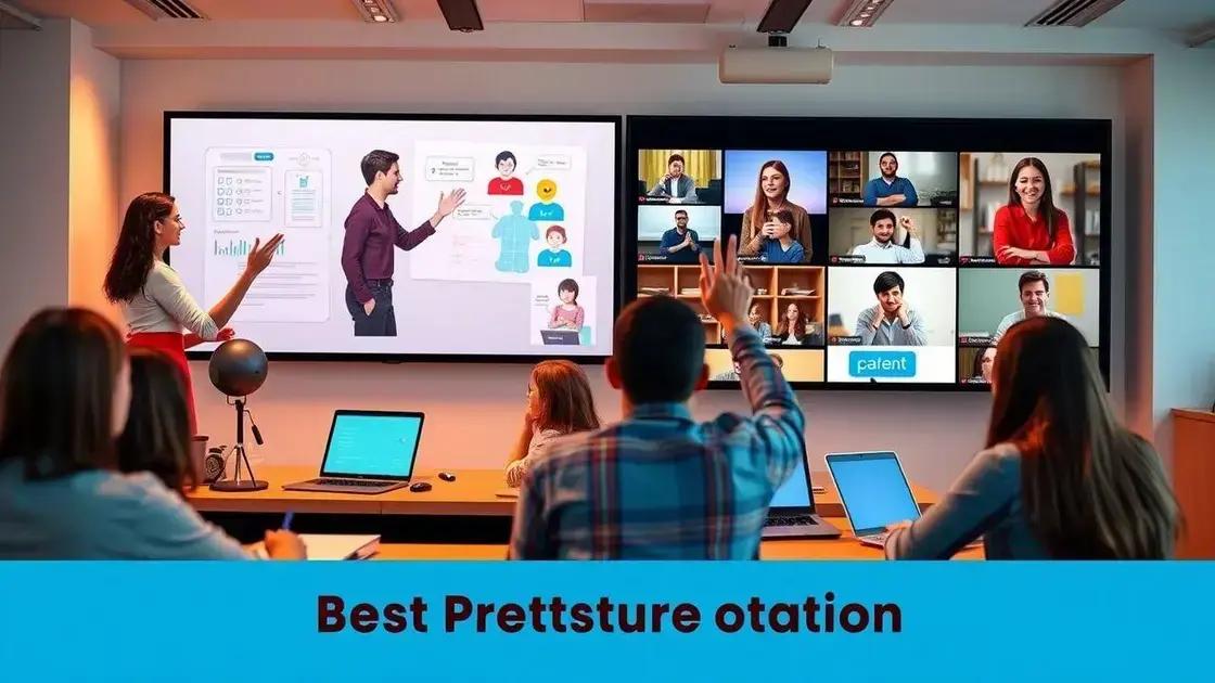 Best practices for engaging students