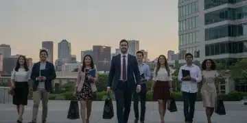Recent college graduates confidently entering the 2025 job market with a strategic roadmap