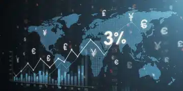 Global economic forecast 2026 showing 3% GDP growth amidst market shifts.