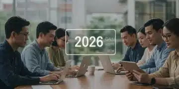 Adult learners collaborating online on flexible degree programs in 2026