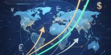 Global economic outlook 2026 projections showing growth and interconnected markets