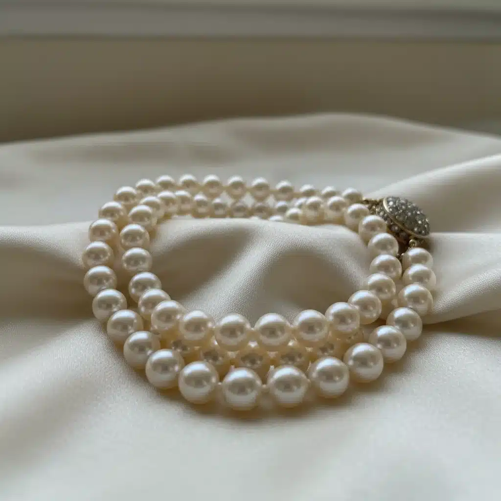 Elegant classic pearl necklace