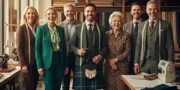 Mastering the Art of Perfect Fit: A 2026 Guide to Tailoring and Alterations Diverse individuals in perfectly tailored clothes at a modern tailor shop