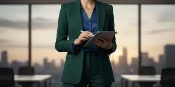 Power Dressing 2026: Elevate Your Professional Wardrobe with 4 Key Items Woman in modern tailored power suit in office, embodying power dressing 2026