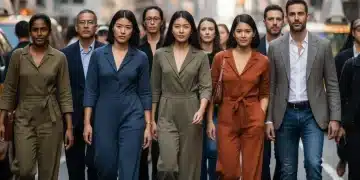 Mastering 2026 Smart Casual: Your Essential 6-Piece Style Guide Diverse individuals showcasing smart casual fashion trends in a modern city setting