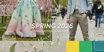 Spring 2026 Fashion: 7 Key Trends Dominating US Boutiques Now Spring 2026 fashion trends collage with sustainable fabrics and technological details
