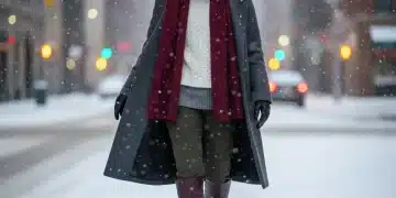 The Art of Layering: 7 Expert Tips for Stylish and Functional Outfits in Winter 2026 Stylish woman in layered winter outfit walking on snowy city street